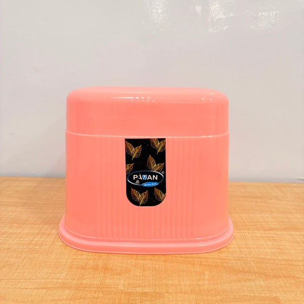 A07034 Square Line Plastic Bath Patla - Jumbo