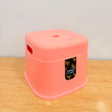 A07034 Square Line Plastic Bath Patla - Jumbo