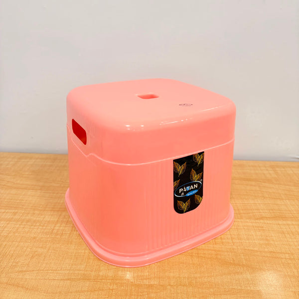A07034 Square Line Plastic Bath Patla - Jumbo