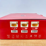 A07070 Shine Max Premium Clear Glass Serving Casserole with Wooden Lid [SMBP125]