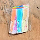 A06970 Anti-Static Hair Comb Set – Printed & Amber Stylist Hair Combs