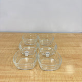 A07081 Shine Max 6-Piece Clear Glass Square Bowl Set (300 ml) [SMB213]
