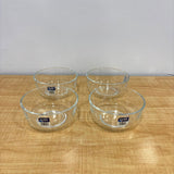 A07083 Langxu Transparent Clear Glass Bowl Set - 700ml (Set of 4) [LXW113]