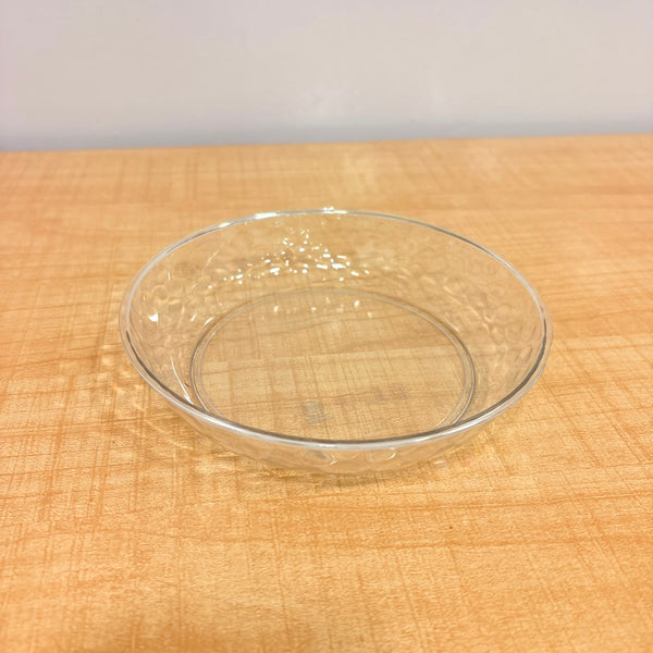 A07092 Royal Plast Clear Plastic Aura Snack Plate Set - 1 Pc