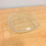 A07093 Royal Plast Amaze Square Transparent Plastic Snack Plate- Pack of 1
