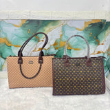 A07096 Stylish Women’s Tote Handbags – Premium Printed & Textured Designs