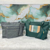 A07098 Women’s Stylish Tote Handbag with Matching Pouch