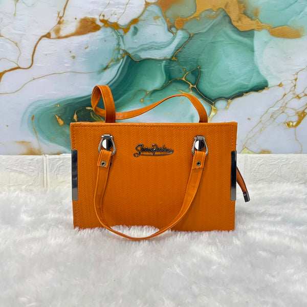 A07099 Women’s Textured PU Leather Tote Handbag