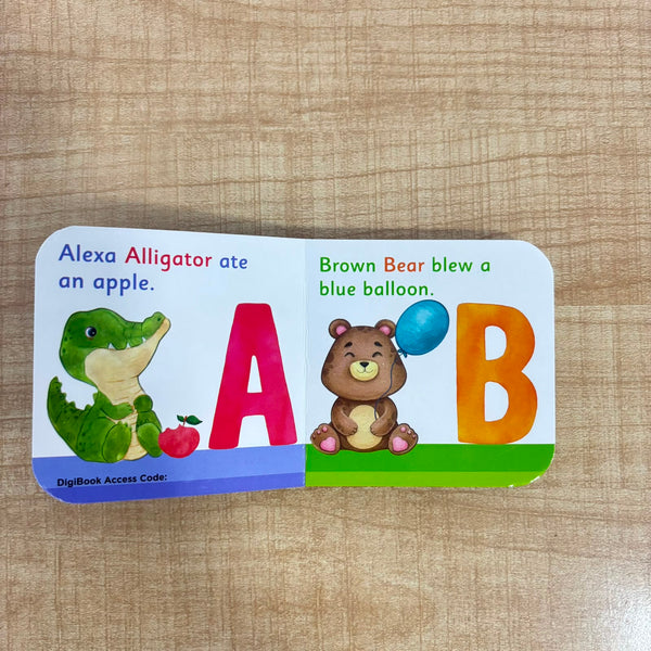 A07108 Navneet Tiny Board Book - Animal Alphabet (Look - Listen - Learn)