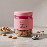 A07157 Airtight Ring 'O' Canister Jar Set (600 ml, Combo Pack of 2)