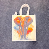 AM0034 Printed Eco-Friendly Jute Bag with Zip Closure