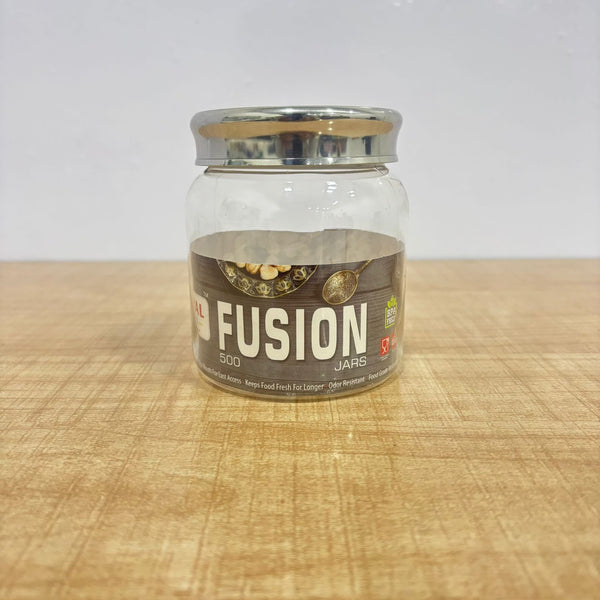 A07169 Royal Ware Fusion Jar 500 with Stainless Steel Cap (500 ml)