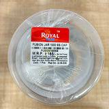 A07170 Royal Ware Fusion Jar 1000 with Stainless Steel Cap (1000 ml)