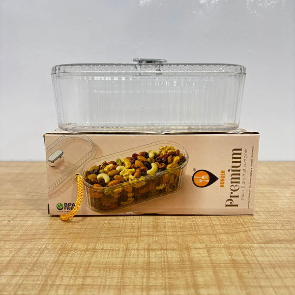 A07178 Premium Clear Acrylic Snack & Dry Fruit Storage Container with Lid