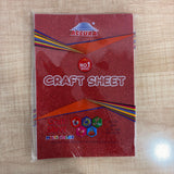 A07180 Accura Premium Glitter Craft Sheet (Multicolor)