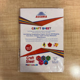 A07180 Accura Premium Glitter Craft Sheet (Multicolor)
