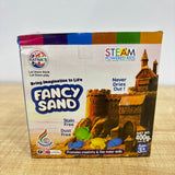 A07186 Fancy Sand Play Set for Kids - 400g (2 x 200g Packs with Moulds)