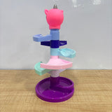 A07187 Unicorn Roll & Spin Ball Drop Tower Toy for Toddlers (9+ Months)