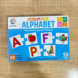 A07196 Match & Learn Alphabet Educational Jigsaw Puzzle for Kids (52 Pieces / 26 Sets)