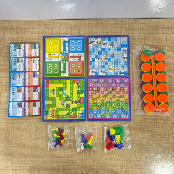 A07199 Original Junior Business Coins Board Game (5 in 1)