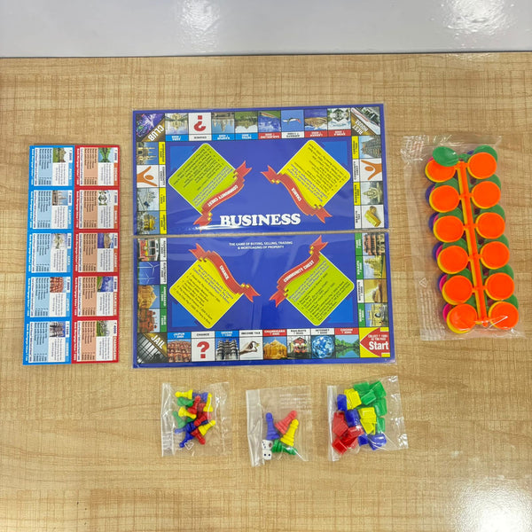 A07199 Original Junior Business Coins Board Game (5 in 1)