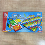 A07205 Junior Ludo & Snakes and Ladders Superior Double Sided Board Game Set