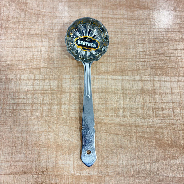 A07239 Stainless Steel Flower Design Serving Ladle