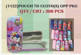 A07222 7D Printed Kids Pencil Pouch – Hard Shell Zipper Station Organizer