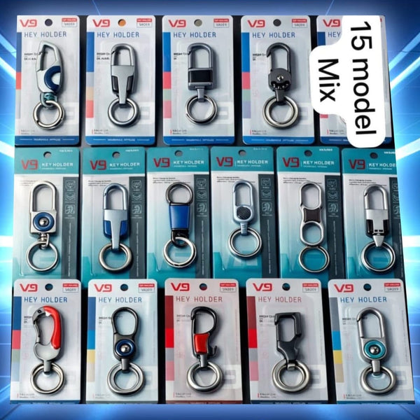 AM7537  PREMIUM METAL OVAL KEY HOLDER WITH KEY RING