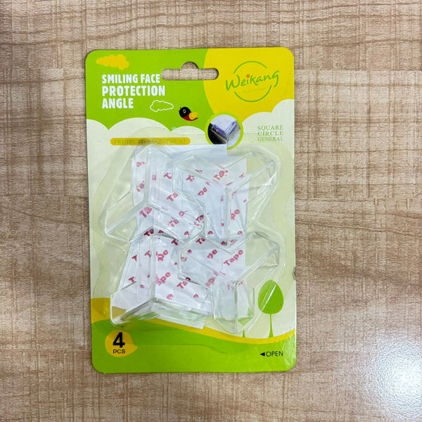 A07253 Transparent Safety Corner Protection Angle Guard-4 Pieces Set