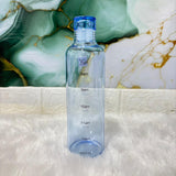 A07261 Time Marker Water Bottle with Hourly Goal Reminders and Screw Cap
