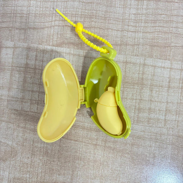 A07175 Cute Banana Toothbrush Case Cover with Hanging Strap