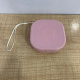A07174 Portable Denture & Aligner Jewellery Storage Box with Built-in Mirror and Lanyard