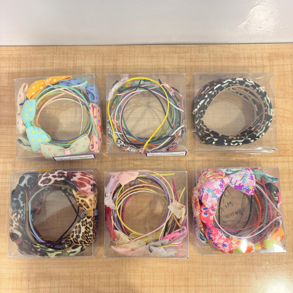 A07411 Multicolor Decorative Girls Hair Band - Mix Design
