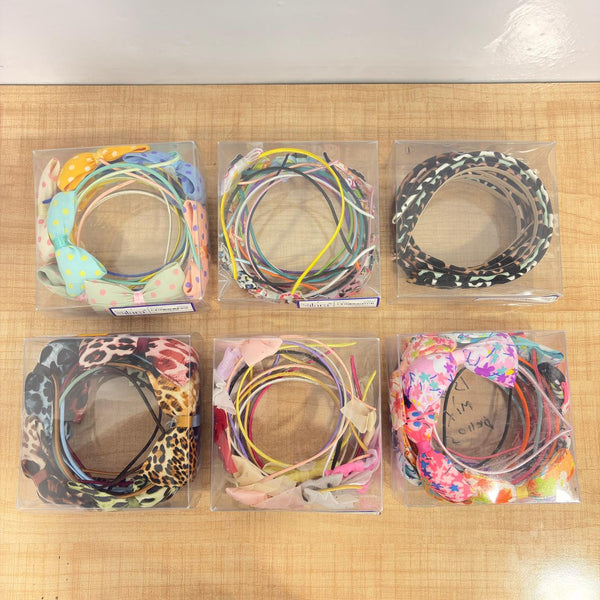 A07411 Multicolor Decorative Girls Hair Band - Mix Design