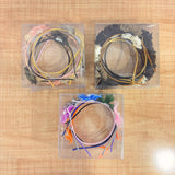 A07416 Multicolor Floral accents Hair Band - Mix Design