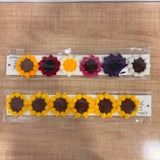 A07423 Handmade Crocheted Sunflower Hair Pin - Mix Design