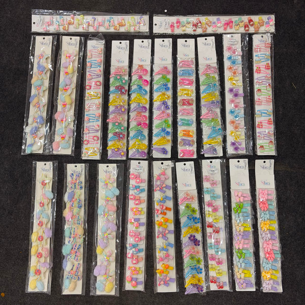 A07424 Colorful Cute Hair Clips & Alligator Hair Pin for Girls and Women - Mix Design