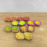 A07430 Handpainted Decorative Terracotta Clay Diya for Diwali & Festivals - Pack Of 2