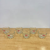 A07433 Cello Glassware Floret Ice Cream Bowl Set - 6 Pieces (200ml)