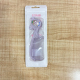 A07439 Cute Cartoon Printed Glitter Hair Comb for Girls & Kids