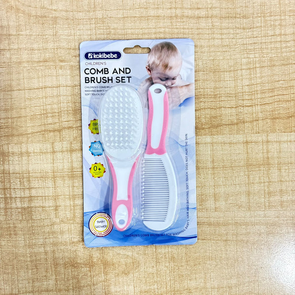 A07440 Soft Bristle Baby Comb and Hair Brush Set - NT22-1143