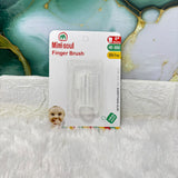 A07441 BPA-Free Food Grade Silicone Baby Finger Toothbrush (6+ Months)