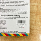 A07441 BPA-Free Food Grade Silicone Baby Finger Toothbrush (6+ Months)