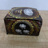A07404 Decorative Clear Glass Crystal Tortoise Turtle with Glass Saucer Plate Set