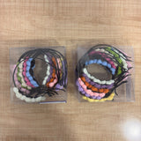 A07428 Multicolor Handmade Crochet Flower Hair Pin for Women & Girls