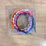 A07429 Colorful Knitted Yarn Bubble Hair Pin for Women & Girls