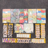 A07457 Soft Fabrics and Elastic Hair Rubber Band - Mix Design