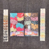 A07458 Organza & Satin Decorative Elastic Hair Rubber Band - Mix Design
