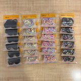 A07460 Elastic Hair Bands & Scrunchie with Cute Beads & Embellishments